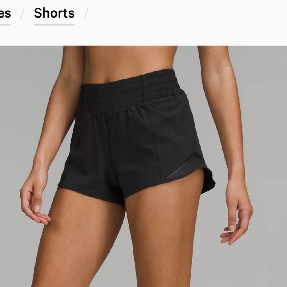 Hotty hot high rise lined short 2.5”